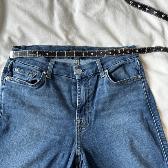 7 For All Mankind Kimmie Straight Leg Jeans - Picture 8 of 9